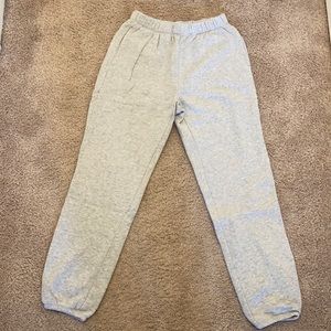 High Rise Gray Sweatpants